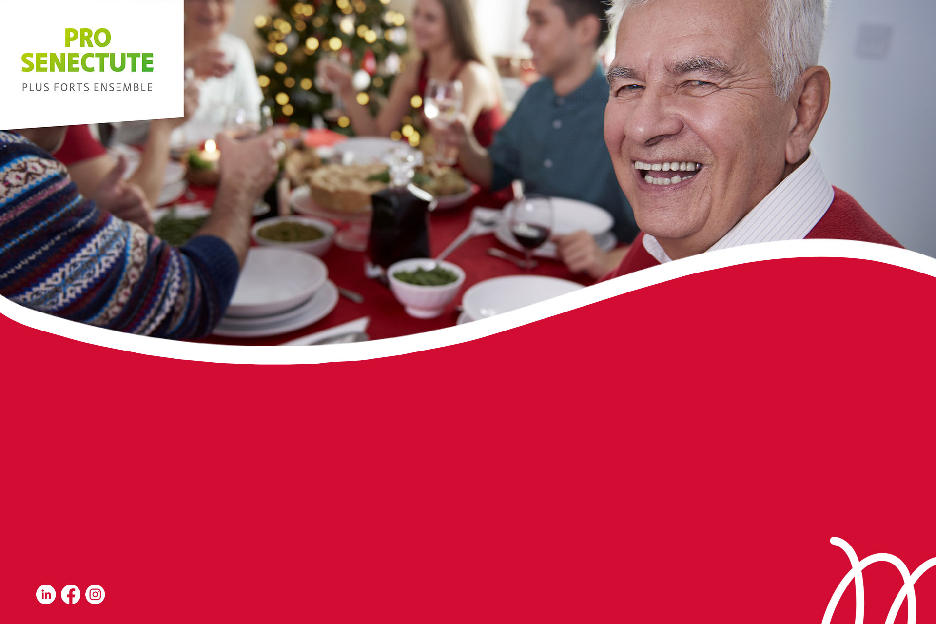 Moudon Pro Senectute Vaud - Tables de Noël