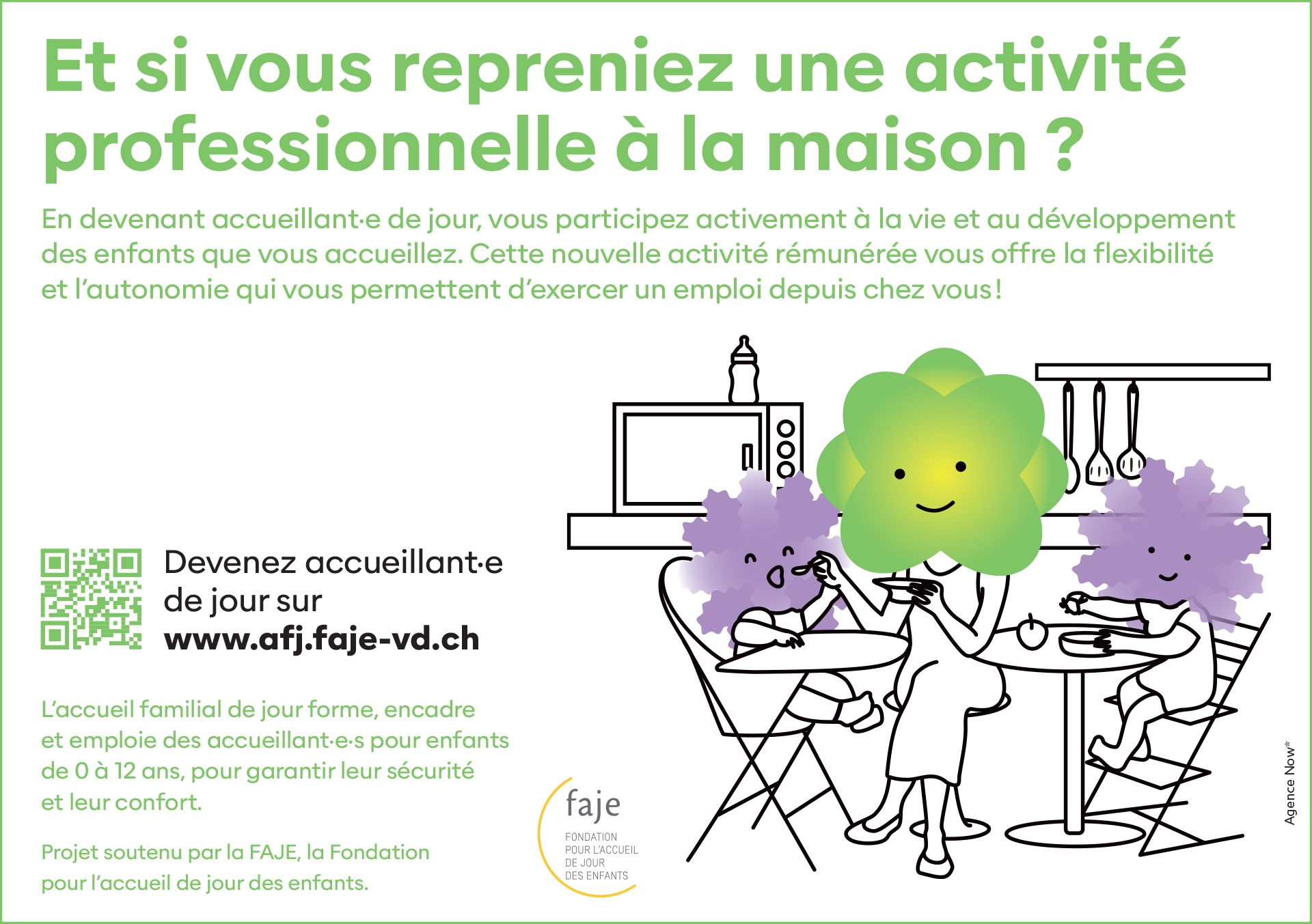 FAJE Campagne de communication Annonce accueillant