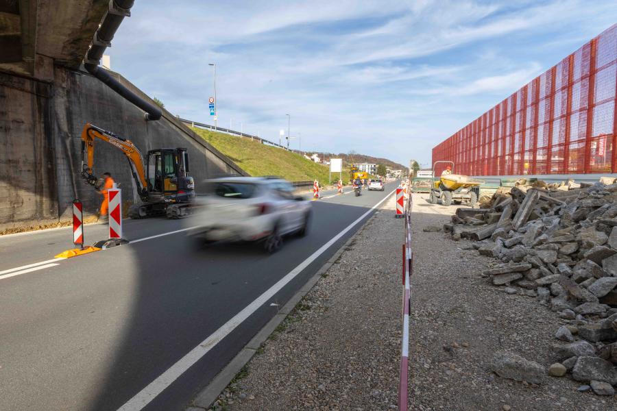 Moudon travaux Jonction Sud - novembre 2025